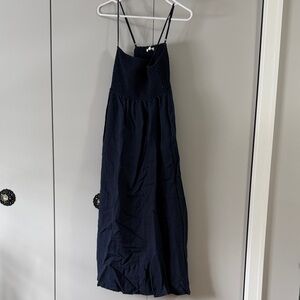 Z Supply Navy Beachside Maxi Dress